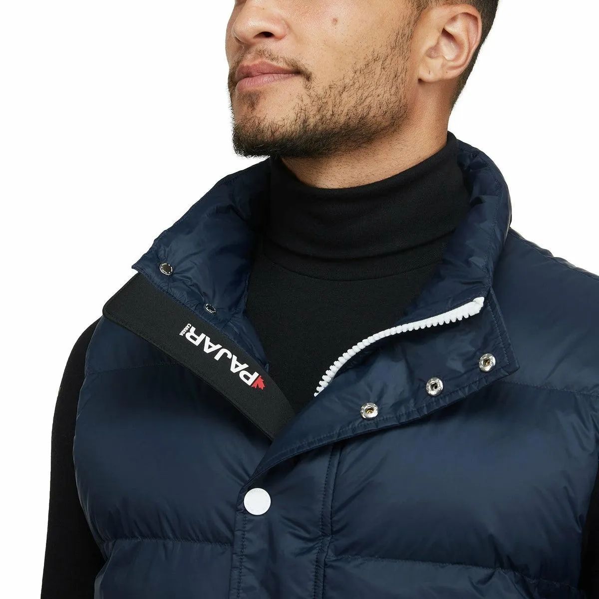 Pajar Men's Jaeger Channel Quilted Lightweight Puffer Vest Navy