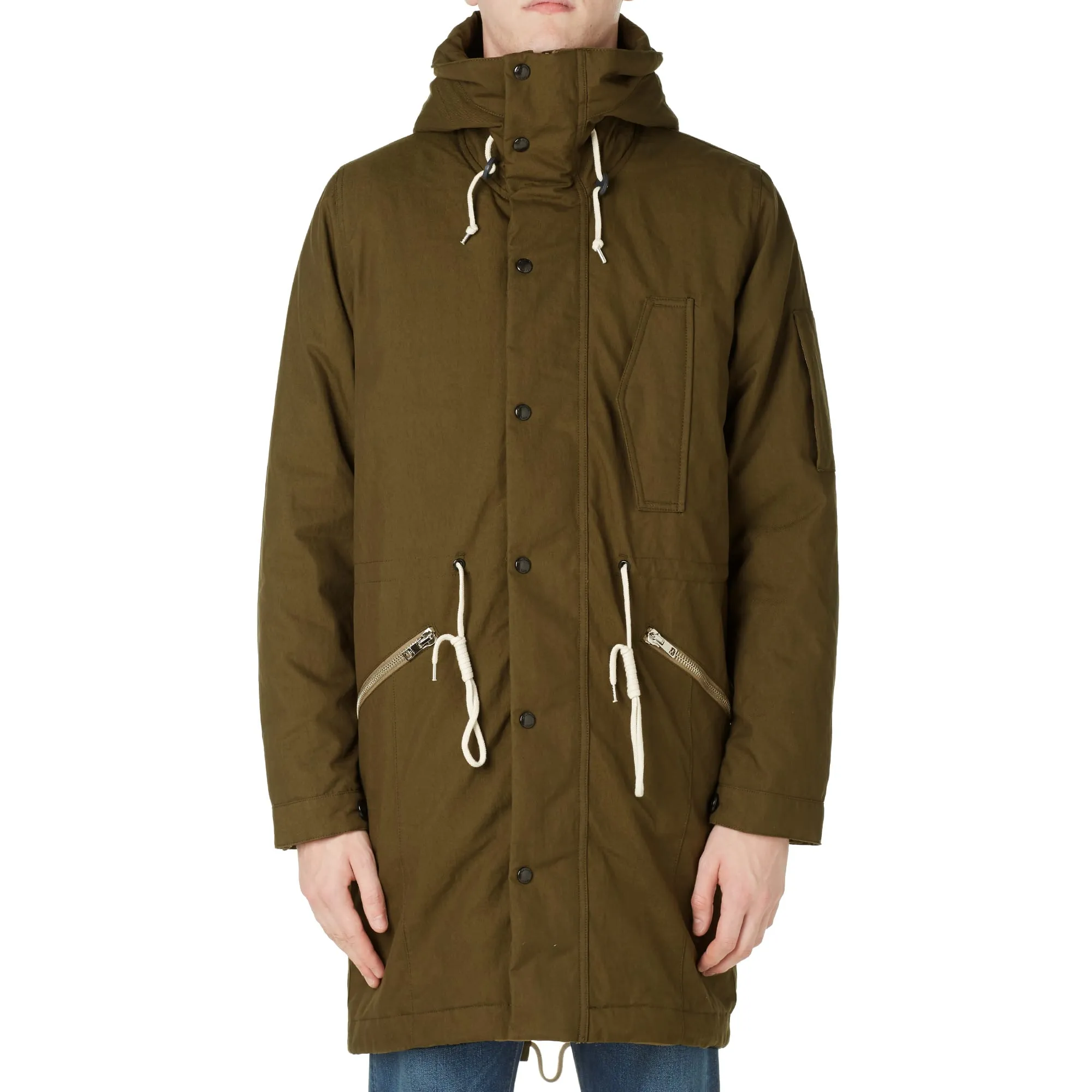 Paul Smith Parka Olive - Down Filled Fishtail