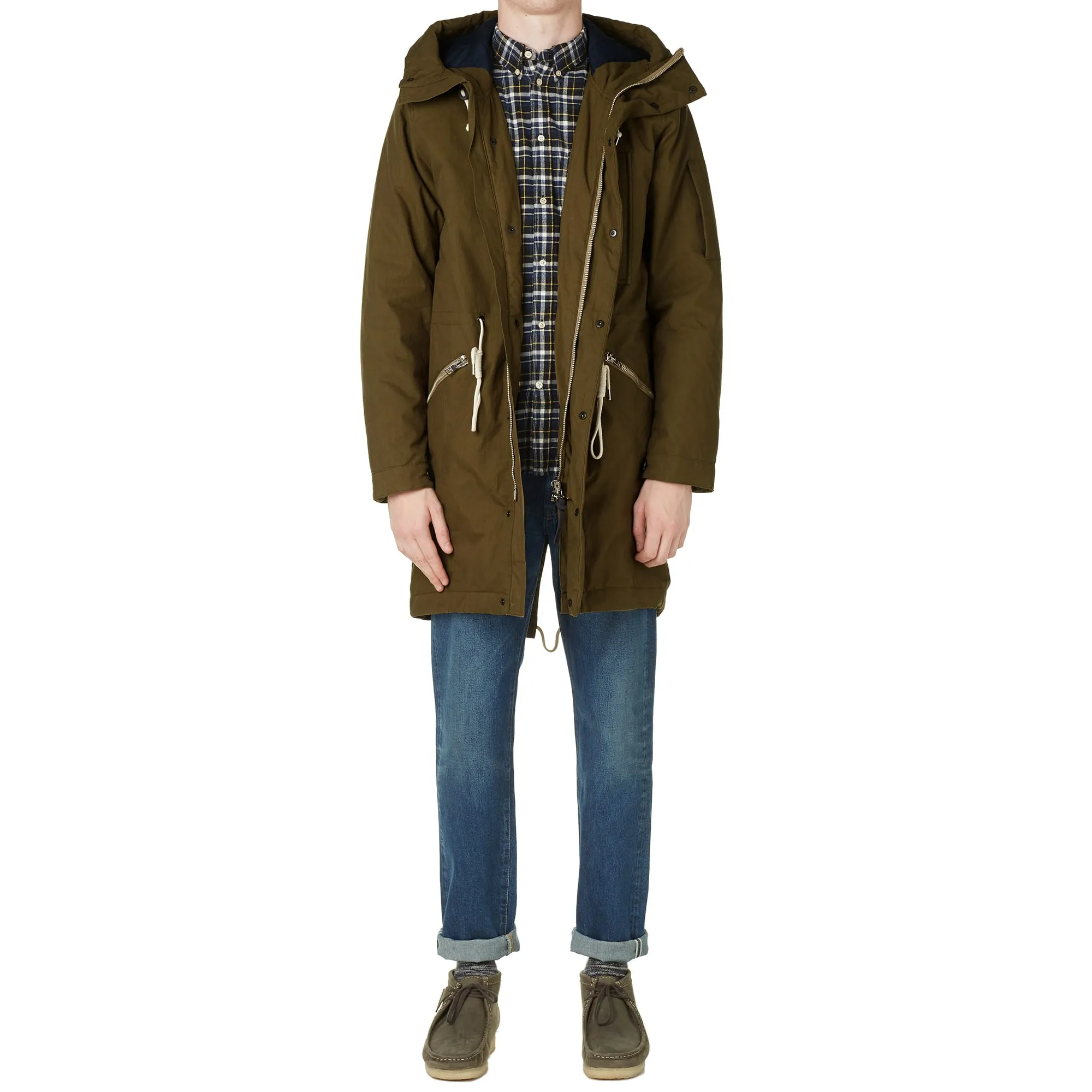 Paul Smith Parka Olive - Down Filled Fishtail