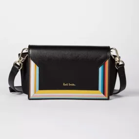 Paul Smith - Women's Signature Stripe Zip Purse in Black