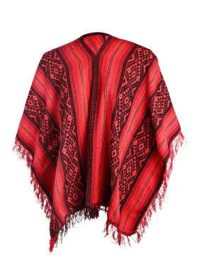 Peruvian Alpaca Wool Poncho