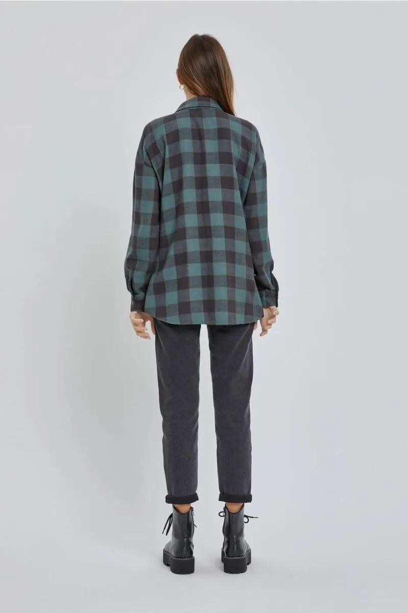 Plus Size Flannel Shirt