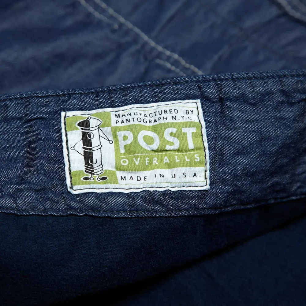 Post Overalls Denim Jacket - Lined Hooded Sweetbear Jacket 5oz