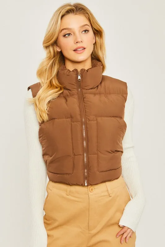 Puffer Vest With Pockets: Shop Now