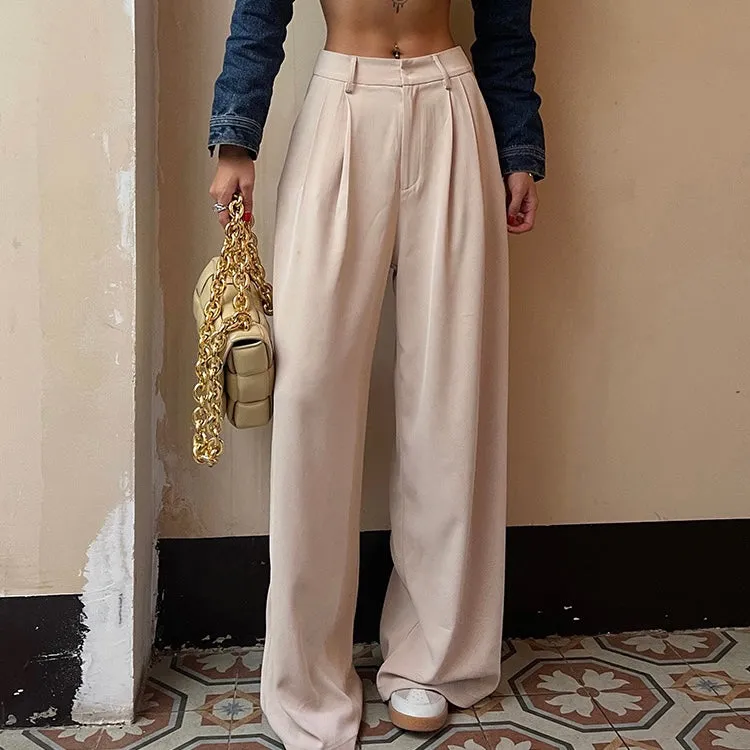 Qatran pants with high waist