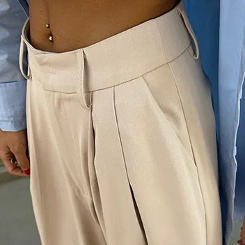 Qatran pants with high waist