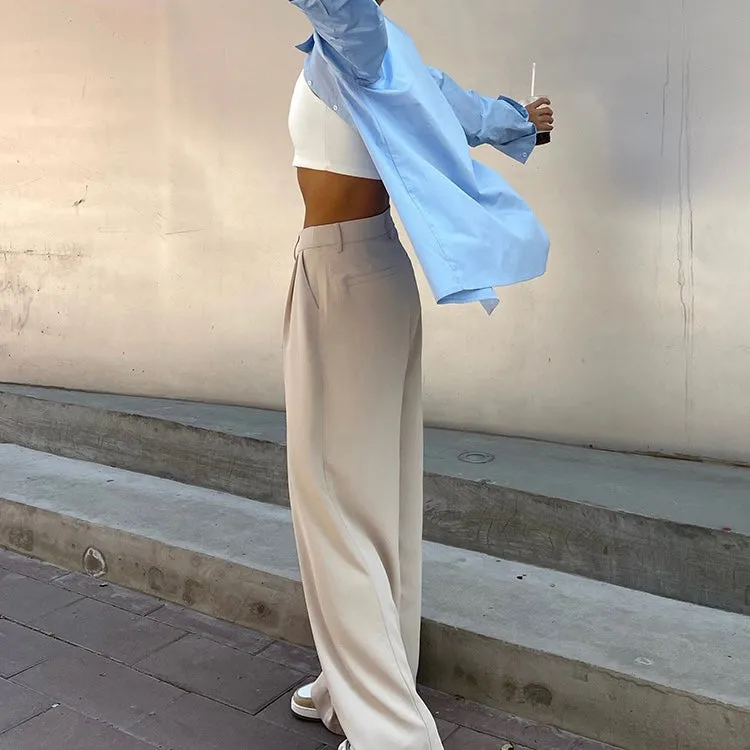 Qatran pants with high waist