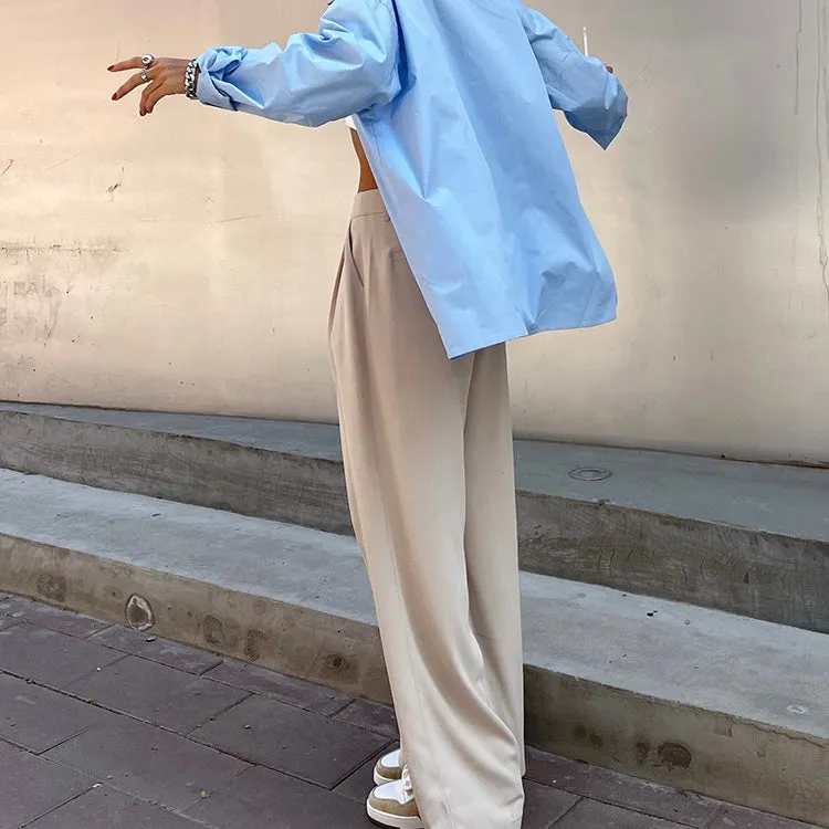 Qatran pants with high waist