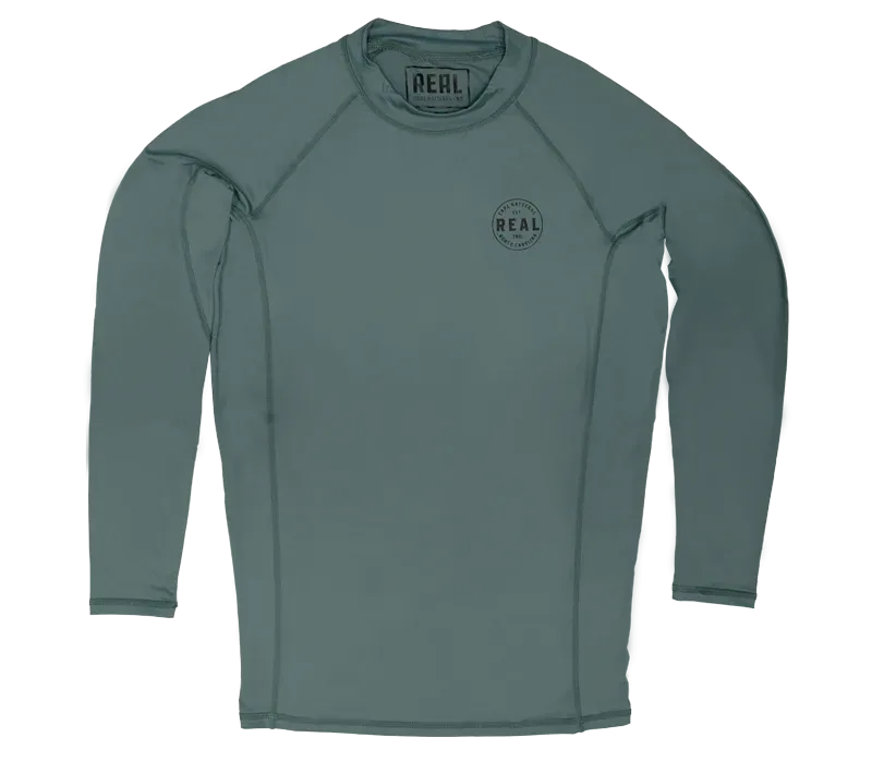 REAL Nimbus L/S Performance Knit Rashguard-Trooper