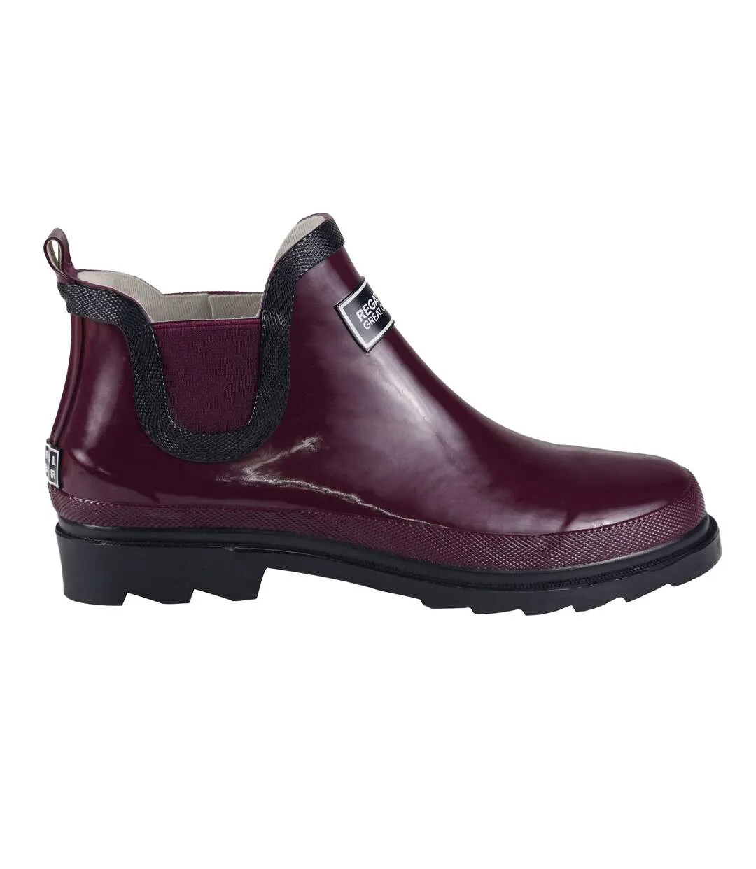 Regatta Great Outdoors Womens/Ladies Harper Low Cut Wellington Boots (Prune/Iron) - UTRG1006