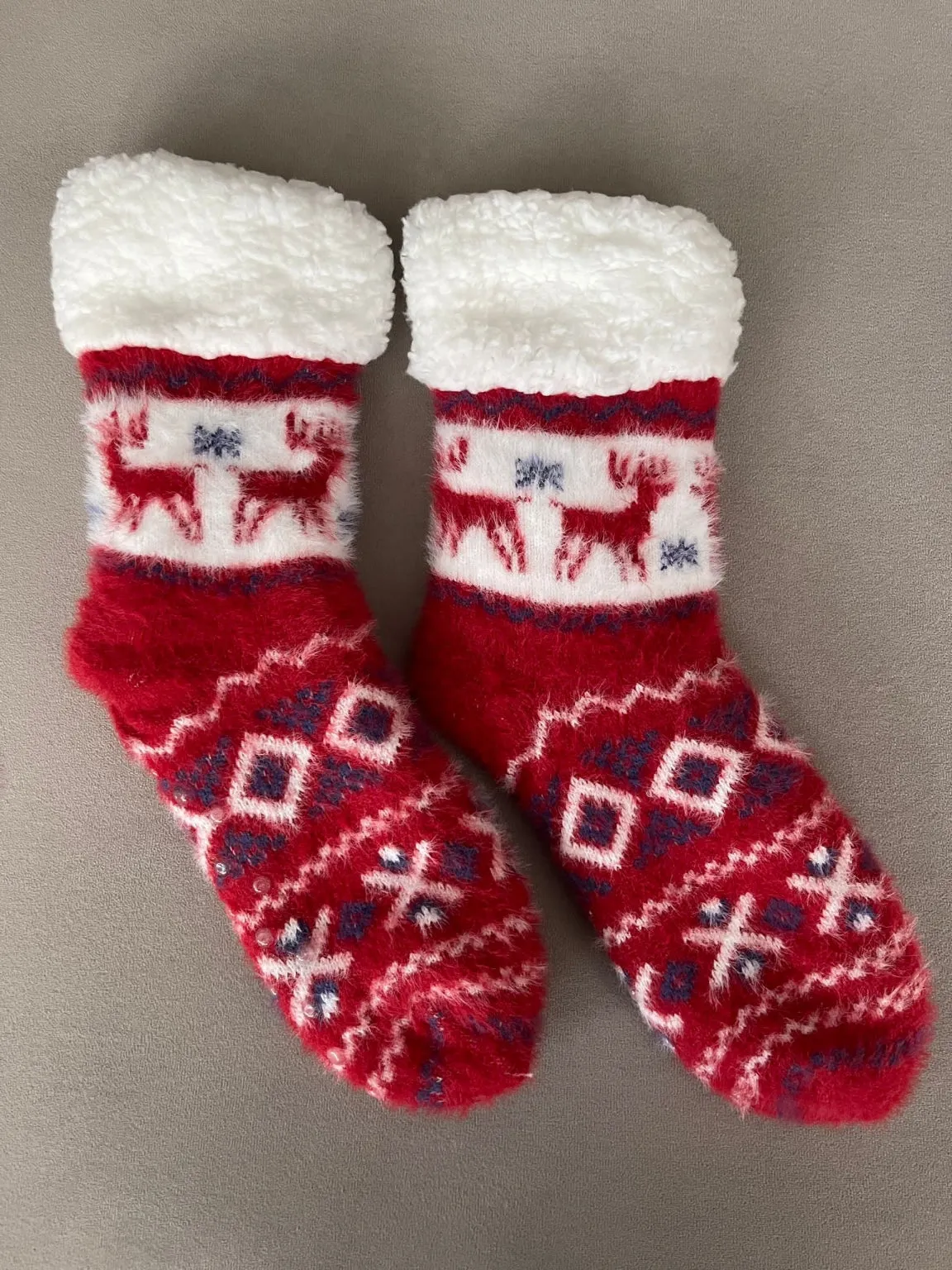 Reindeer Sherpa Socks