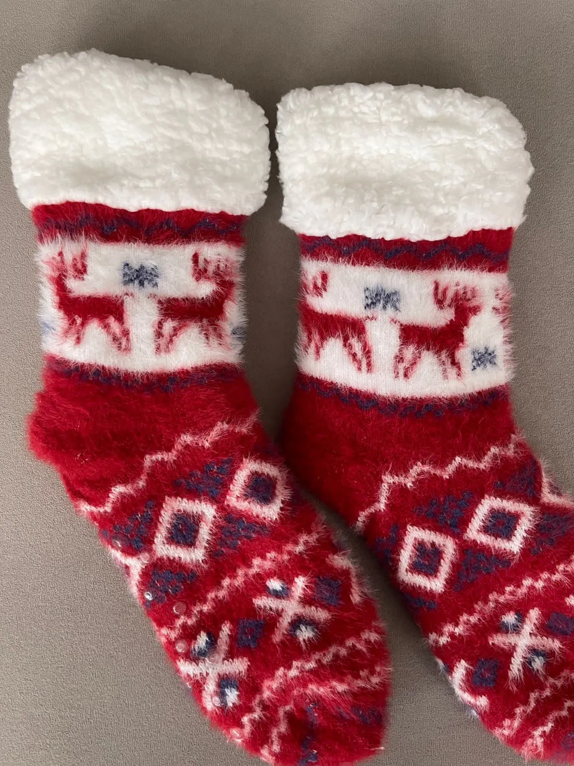 Reindeer Sherpa Socks