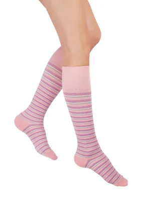 Rejuvenating Knee High Striped Socks