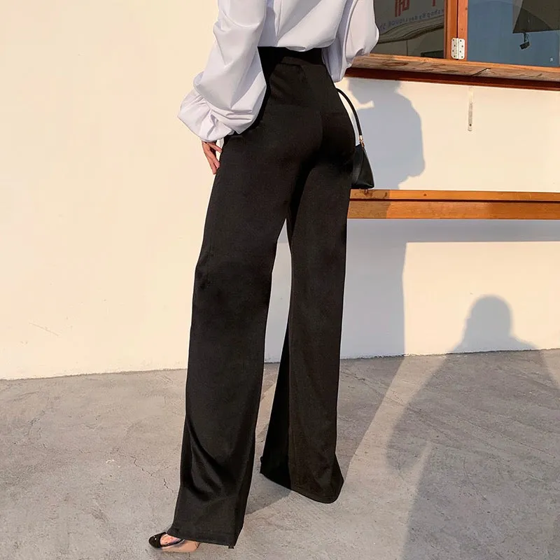 Result: High-Waisted Flared Pants - Lina Collection