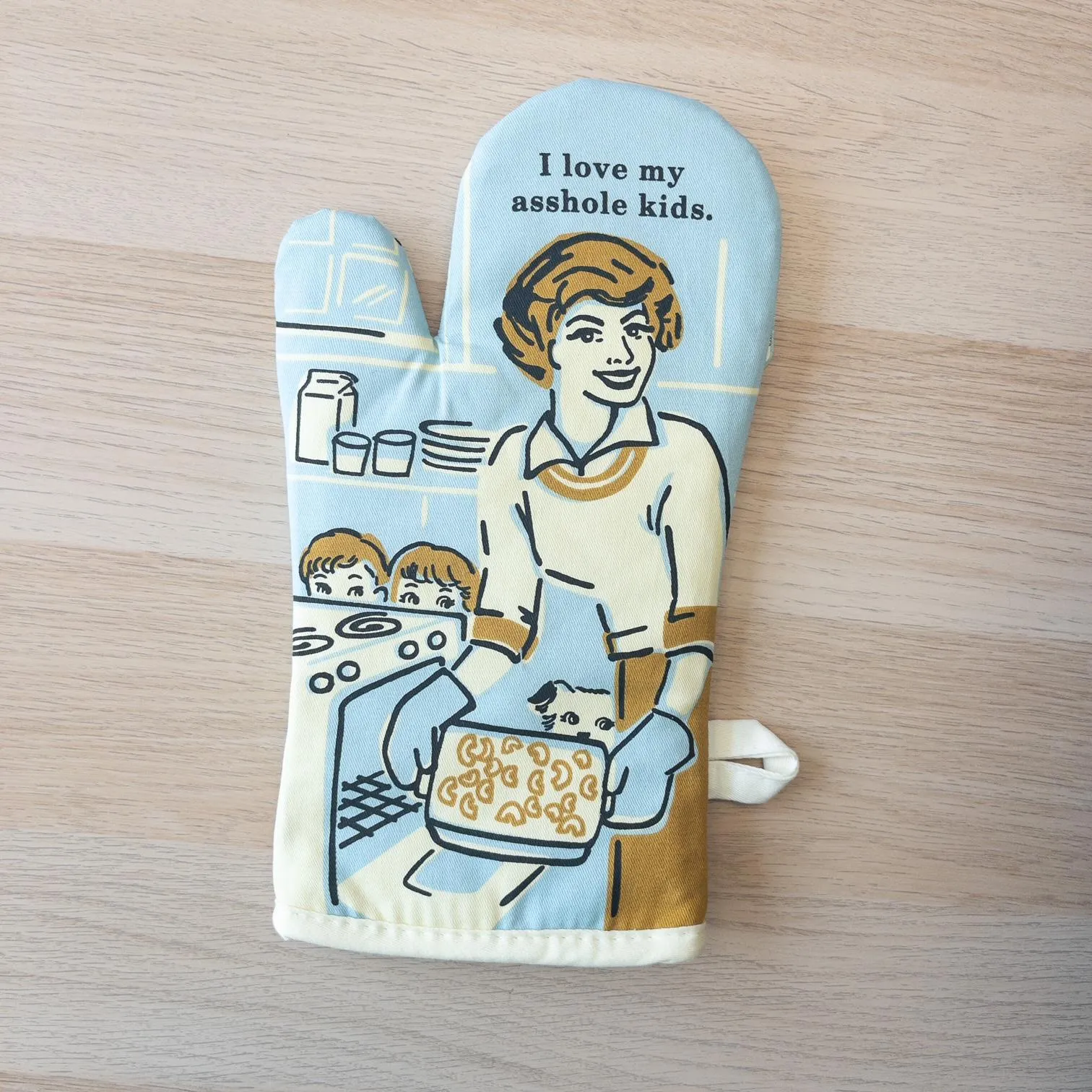 Retro Oven Mitt