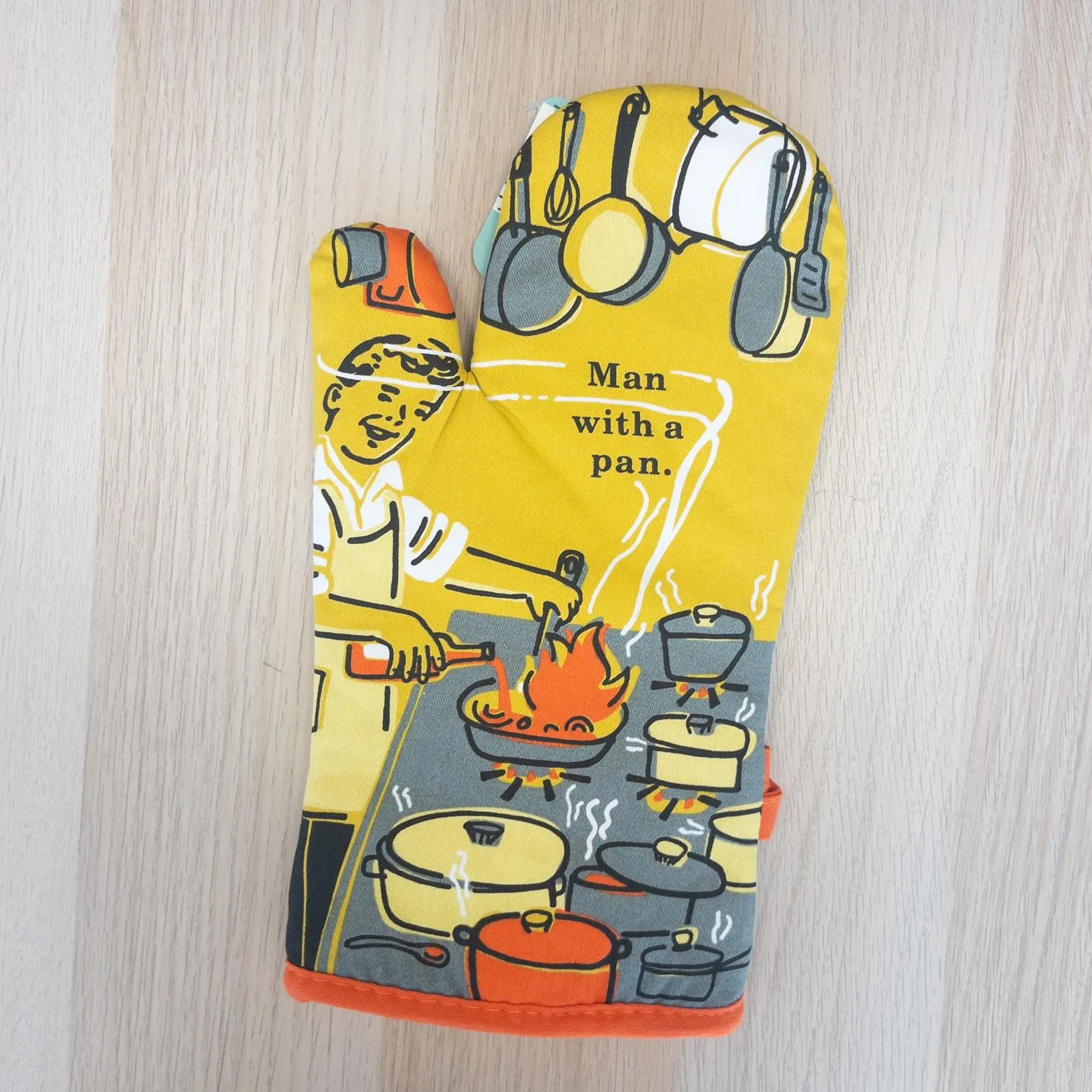 Retro Oven Mitt