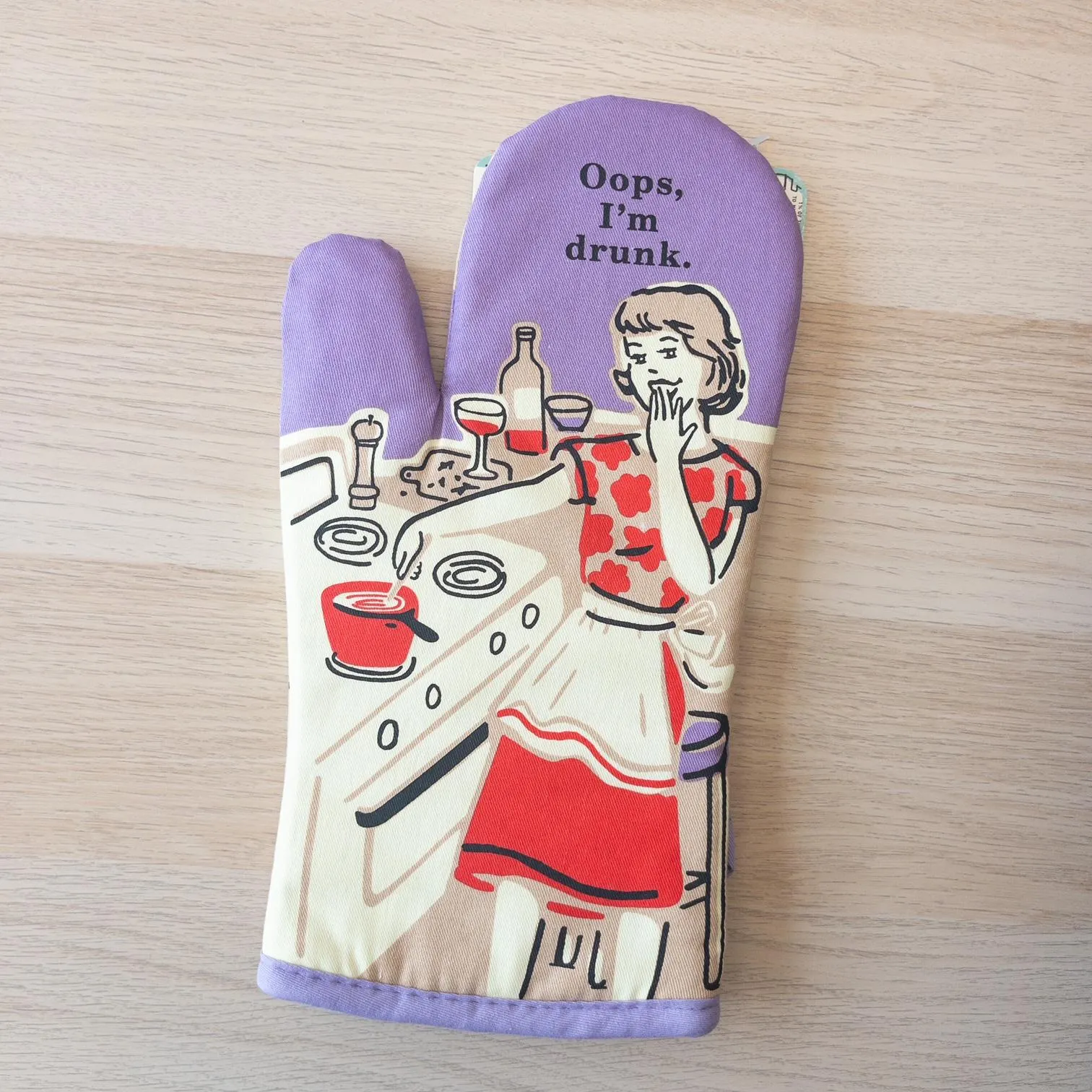 Retro Oven Mitt