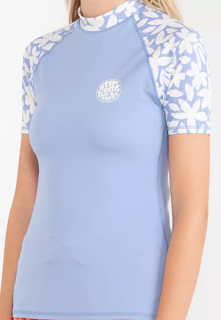 Rip Curl Holiday Tropics Short Sleeves Rashguard