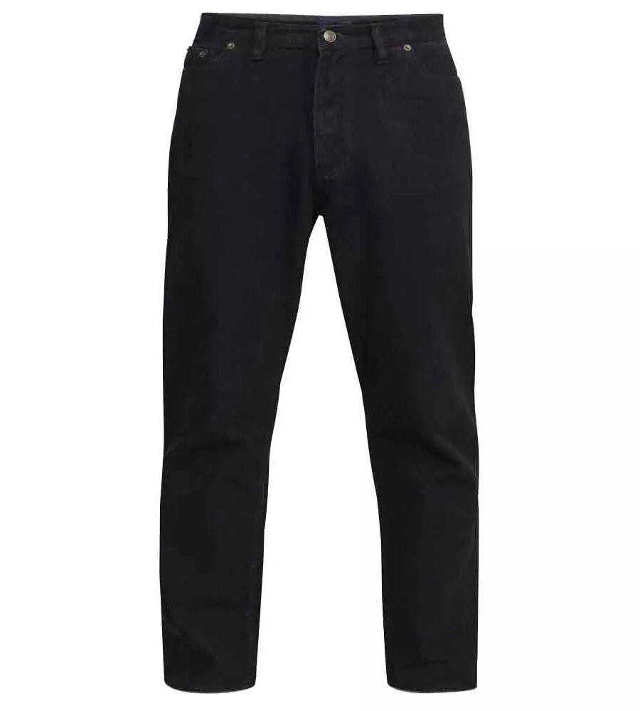 Rockford Big Mens Black Comfort Fit Jeans (COMFORT BLACK)