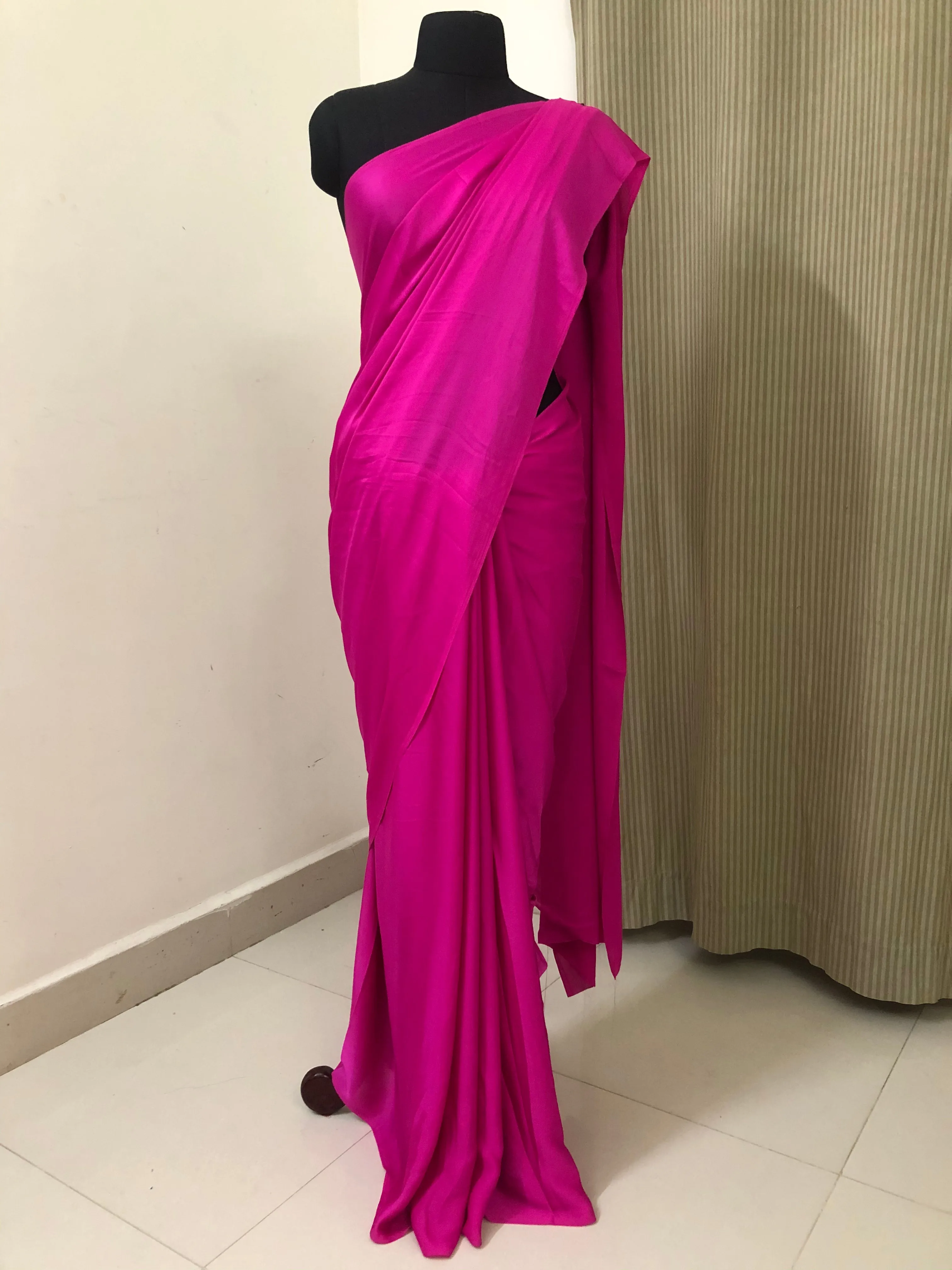 Satin saree