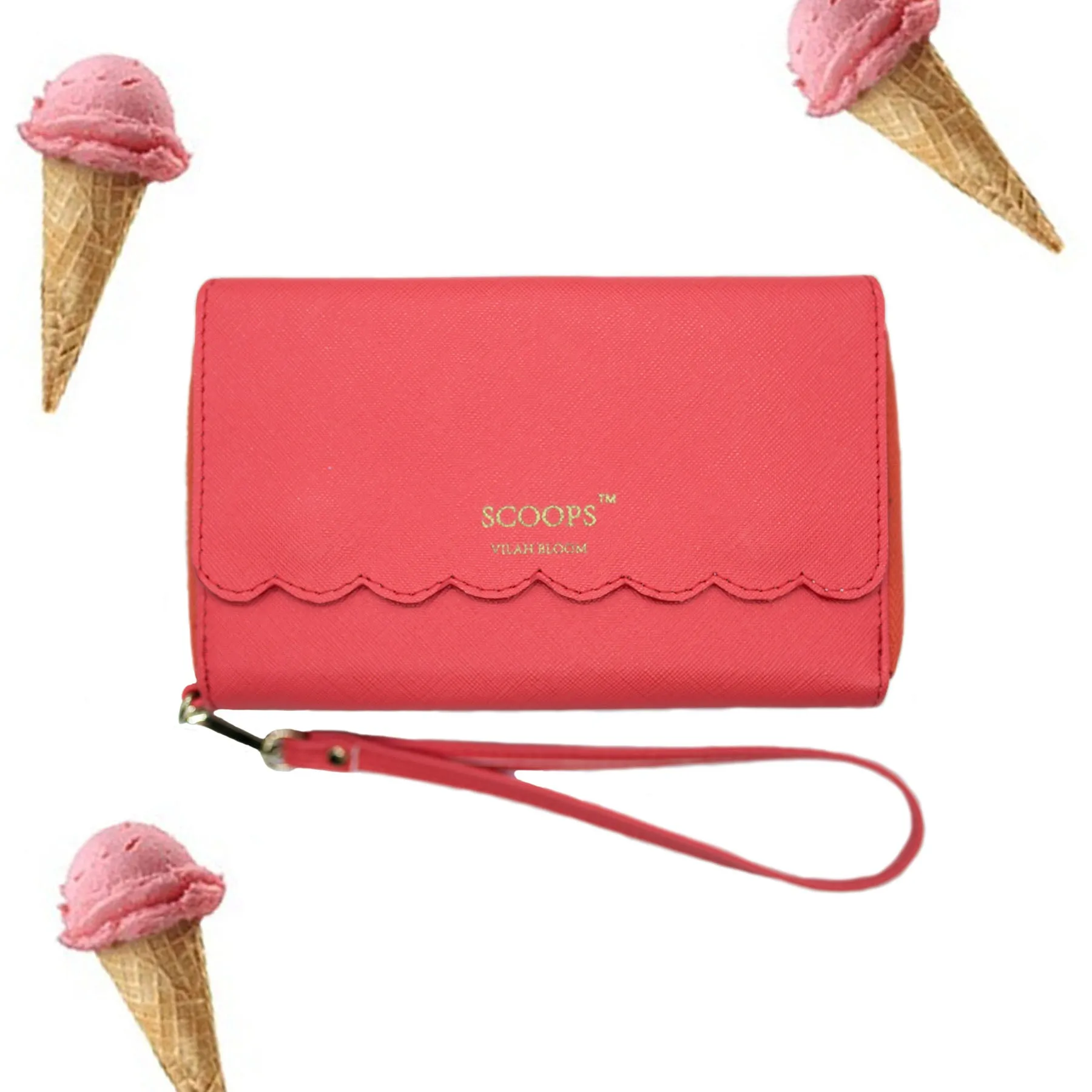 Scoops Wipes Wallet- With a Cherry on Top