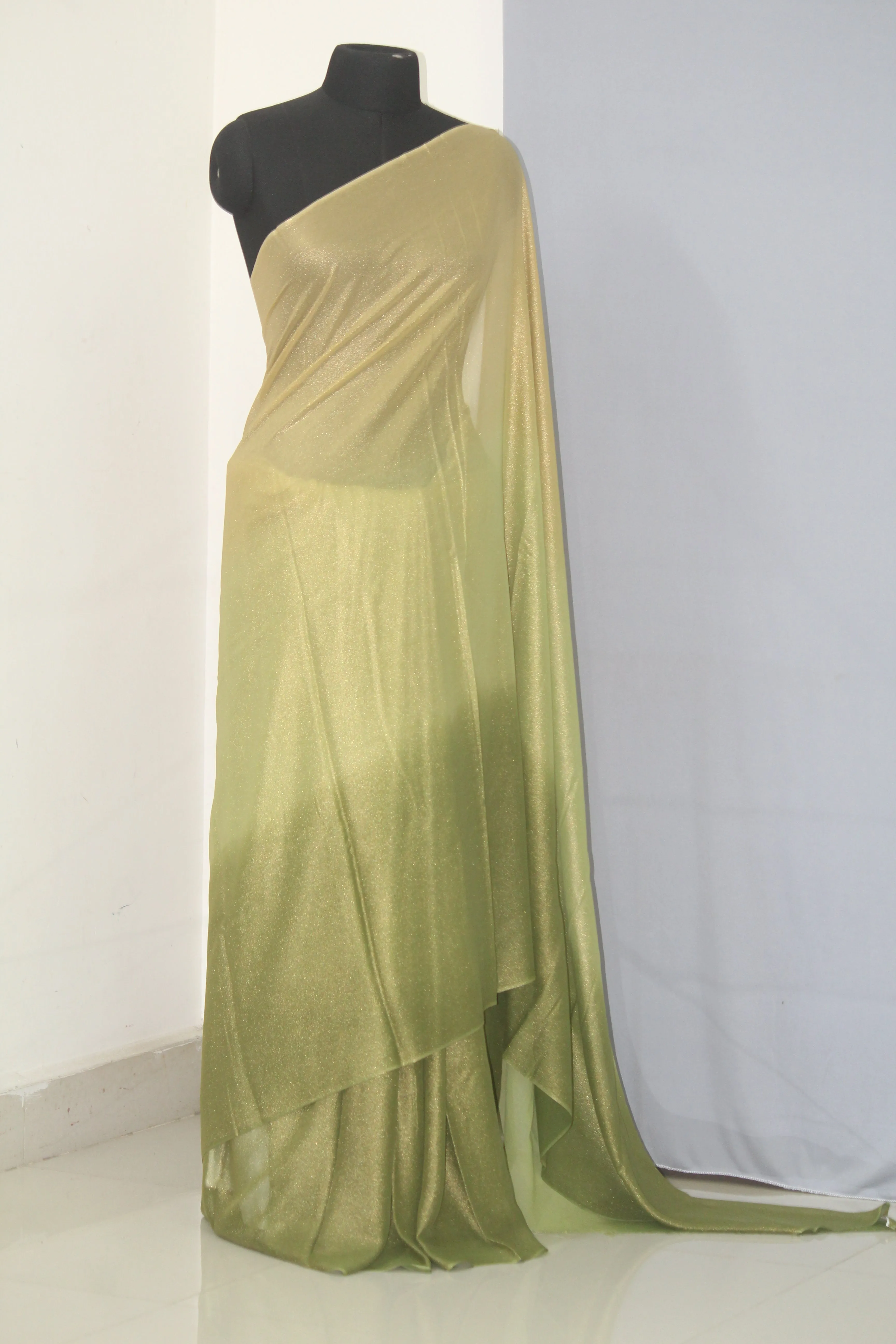 Shimmer georgette saree