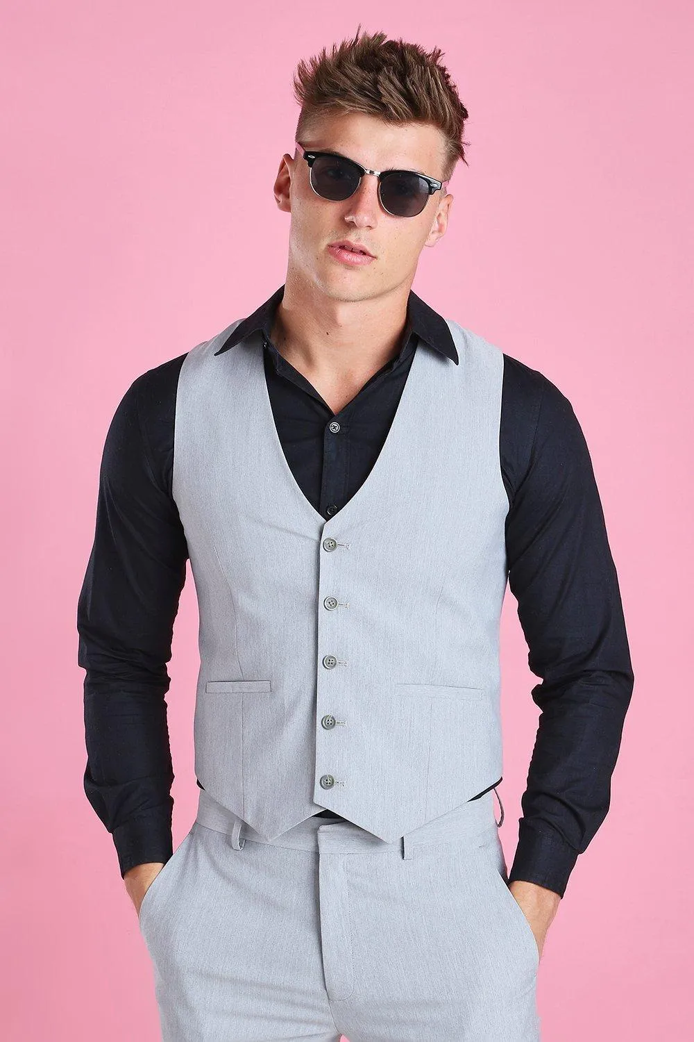 Skinny Waistcoat | boohooMAN UK