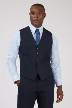 Slim Fit Navy Waistcoat