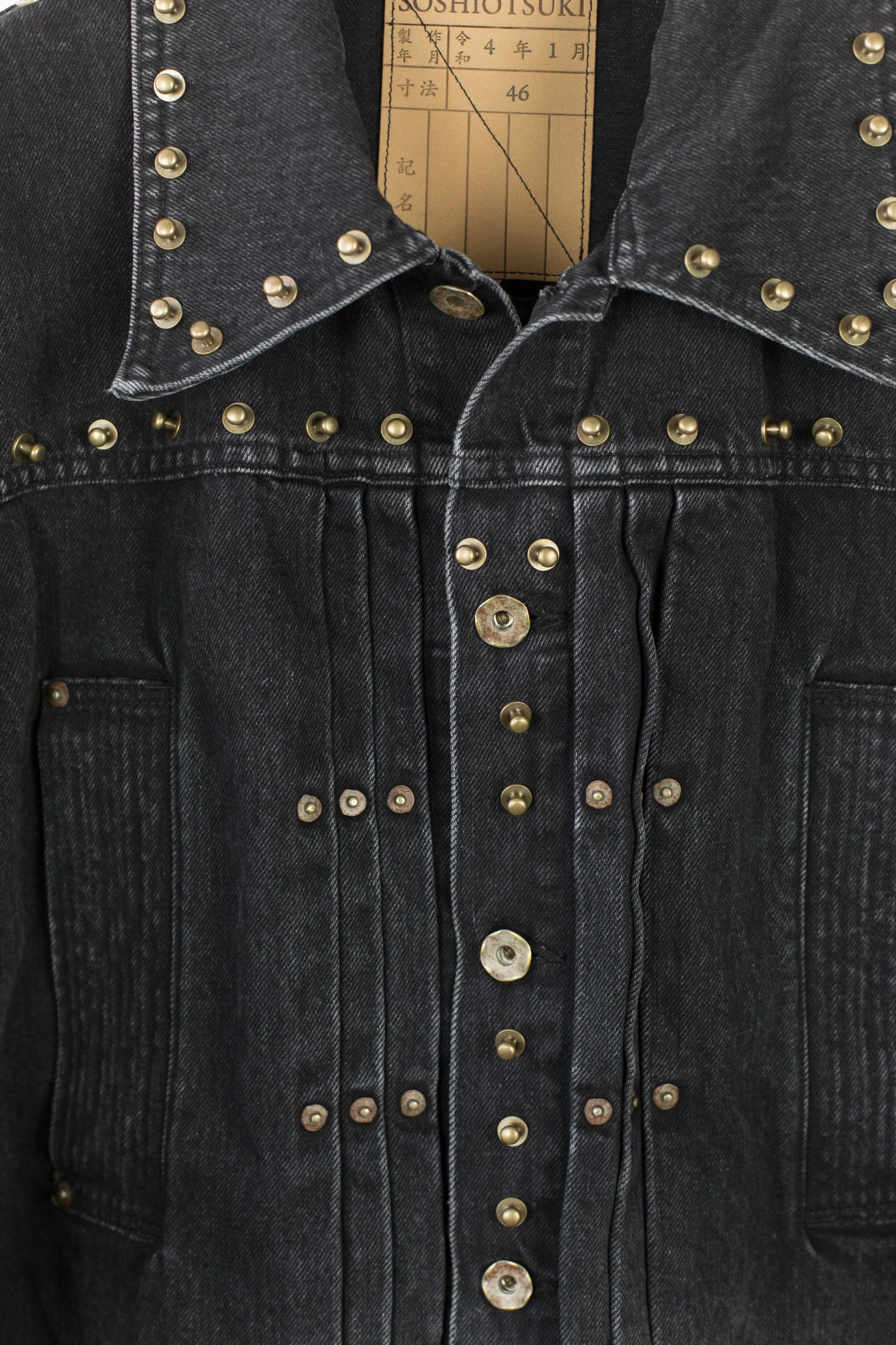 Soshiotsuki SS22 Studded BDH Denim Jacket