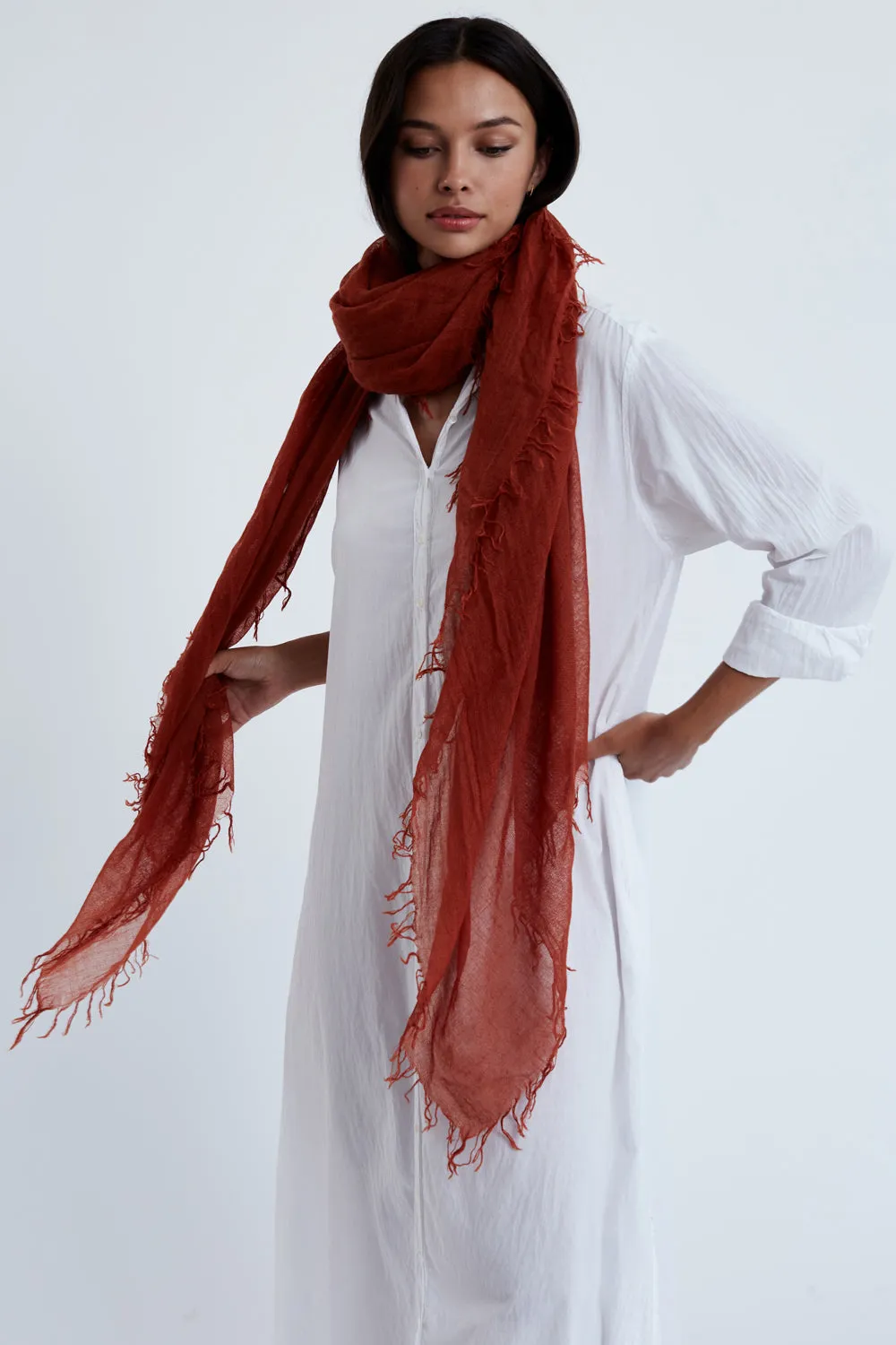 Spicy Cashmere Silk Scarf