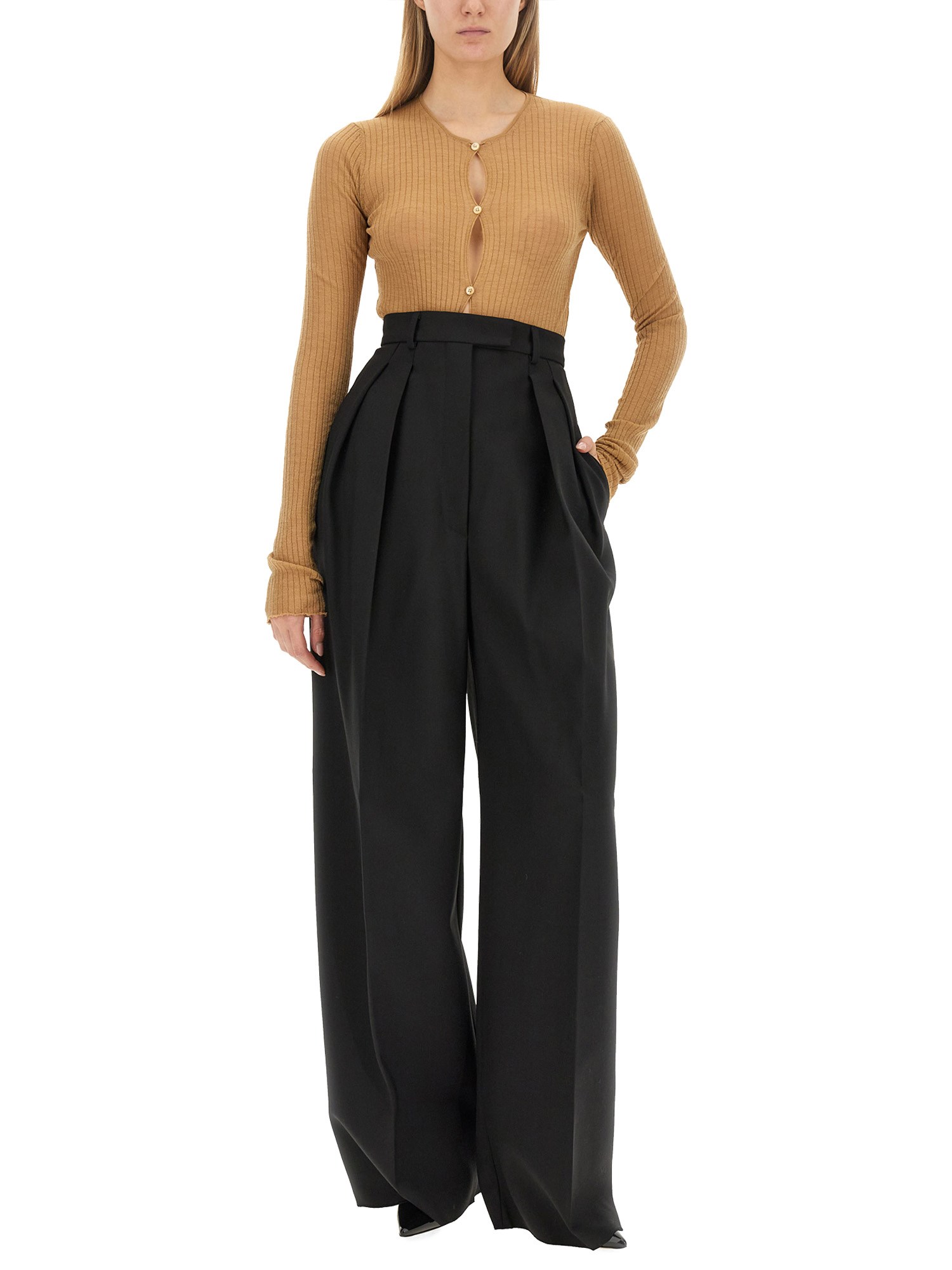 Sportmax wool blend wide pants