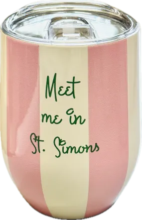 St. Simons Wine Tumbler - Let's Connect