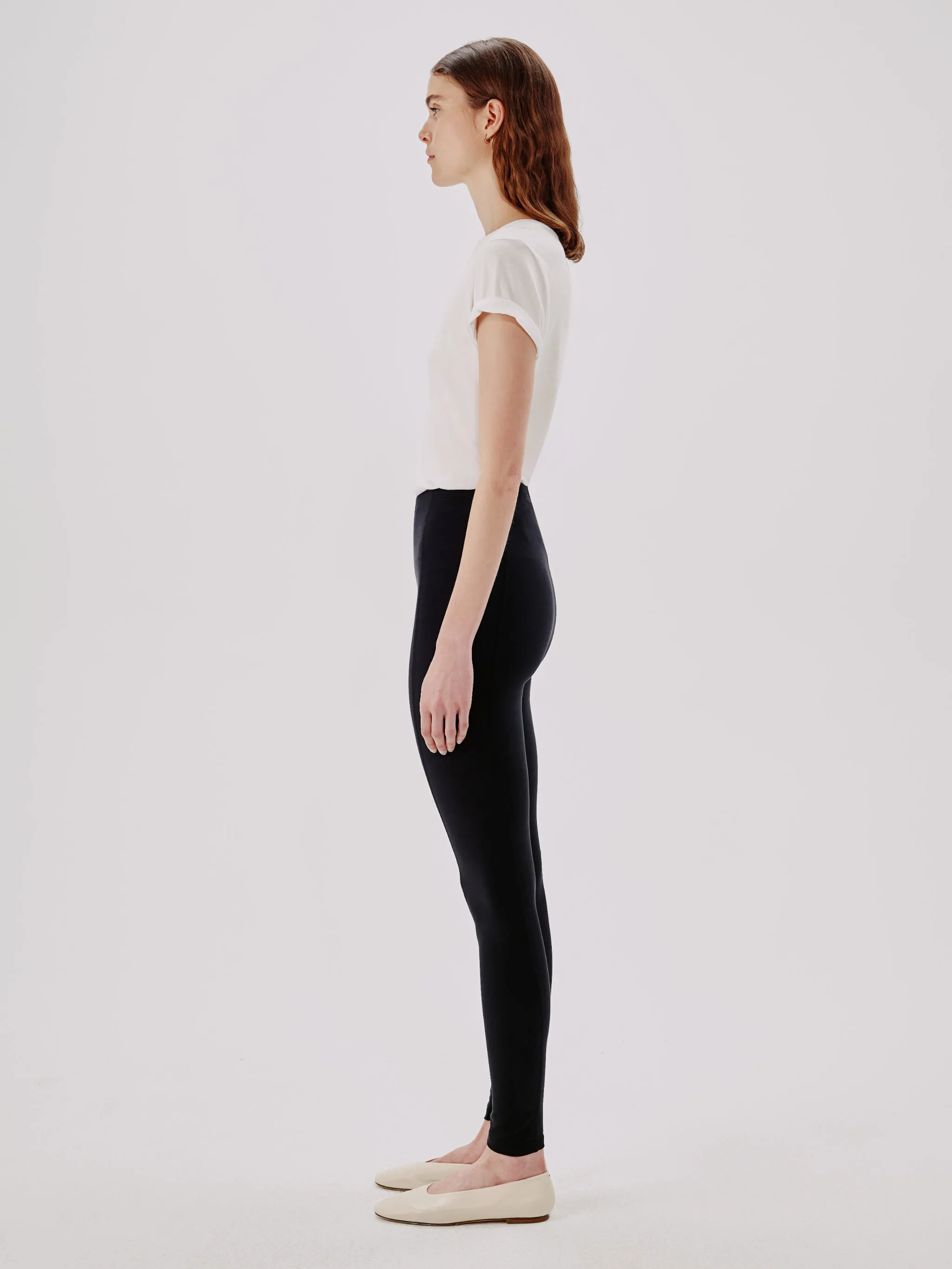 Stretchy Legging with Stitched Seams