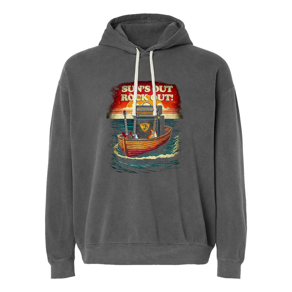 Sun's Out Rock Out Lightweight Pullover Hoodie (Unisex)