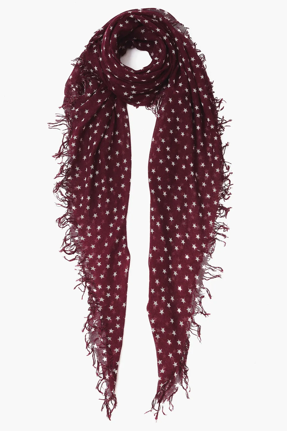 Tawny Port Cashmere Silk Scarf