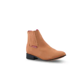 Texas Country Kids Chelsea Boots Nobuck Castano E80