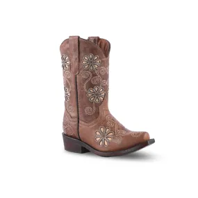 Texas Country Kids Western Girls Boots Sierra Orix B23 Napoles