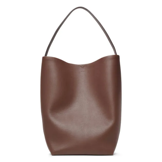 The Row Large N/S Park brown tote bag