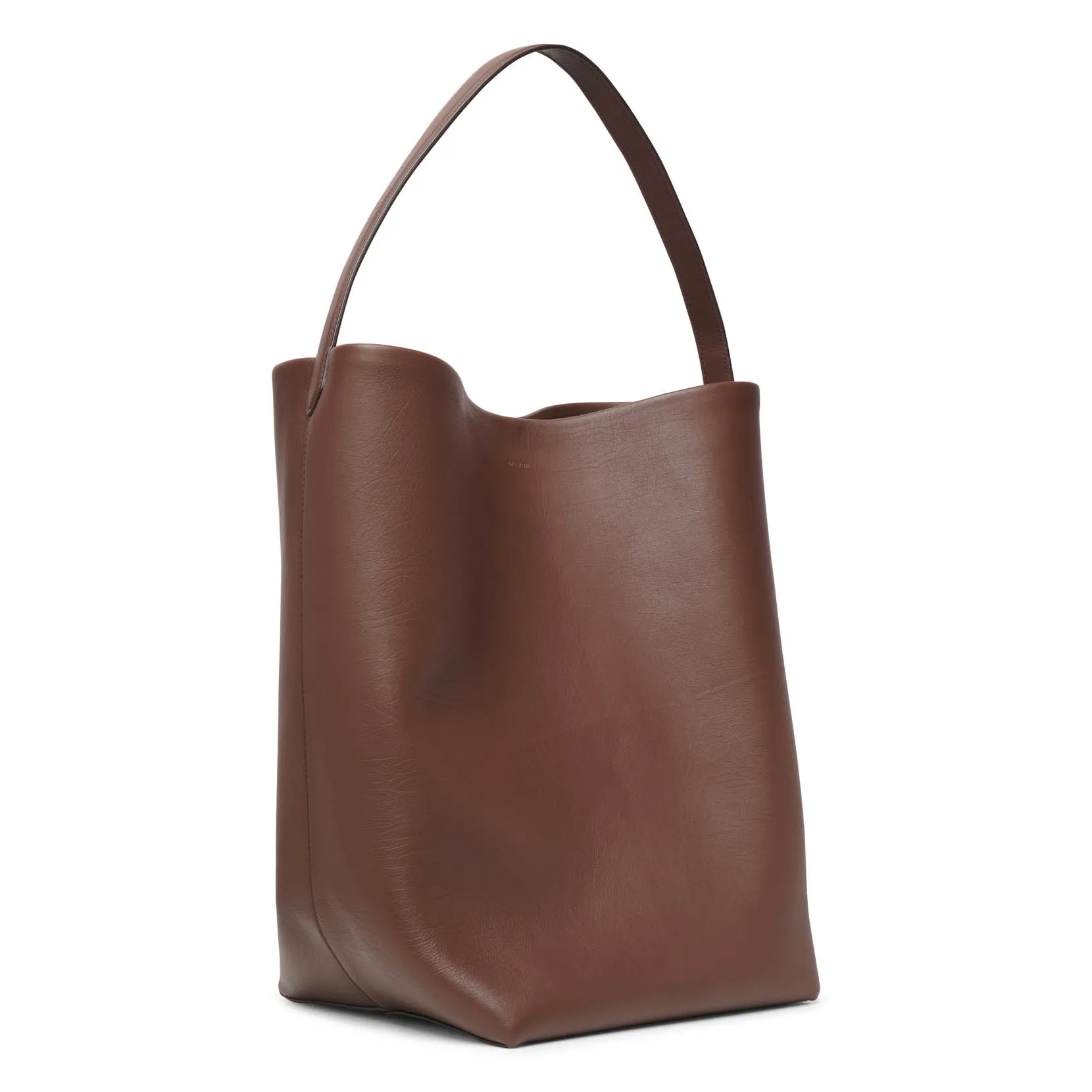 The Row Large N/S Park brown tote bag