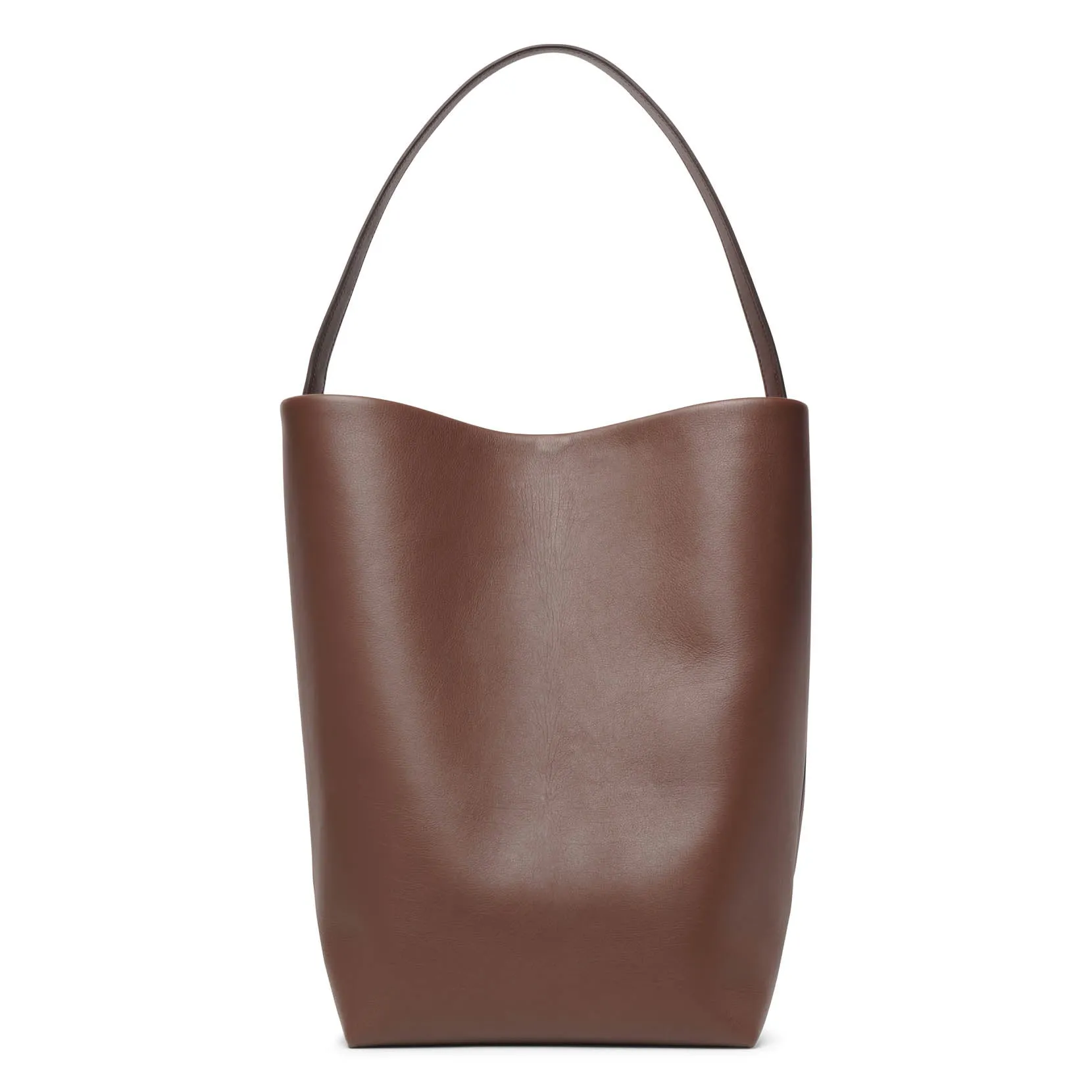 The Row Large N/S Park brown tote bag