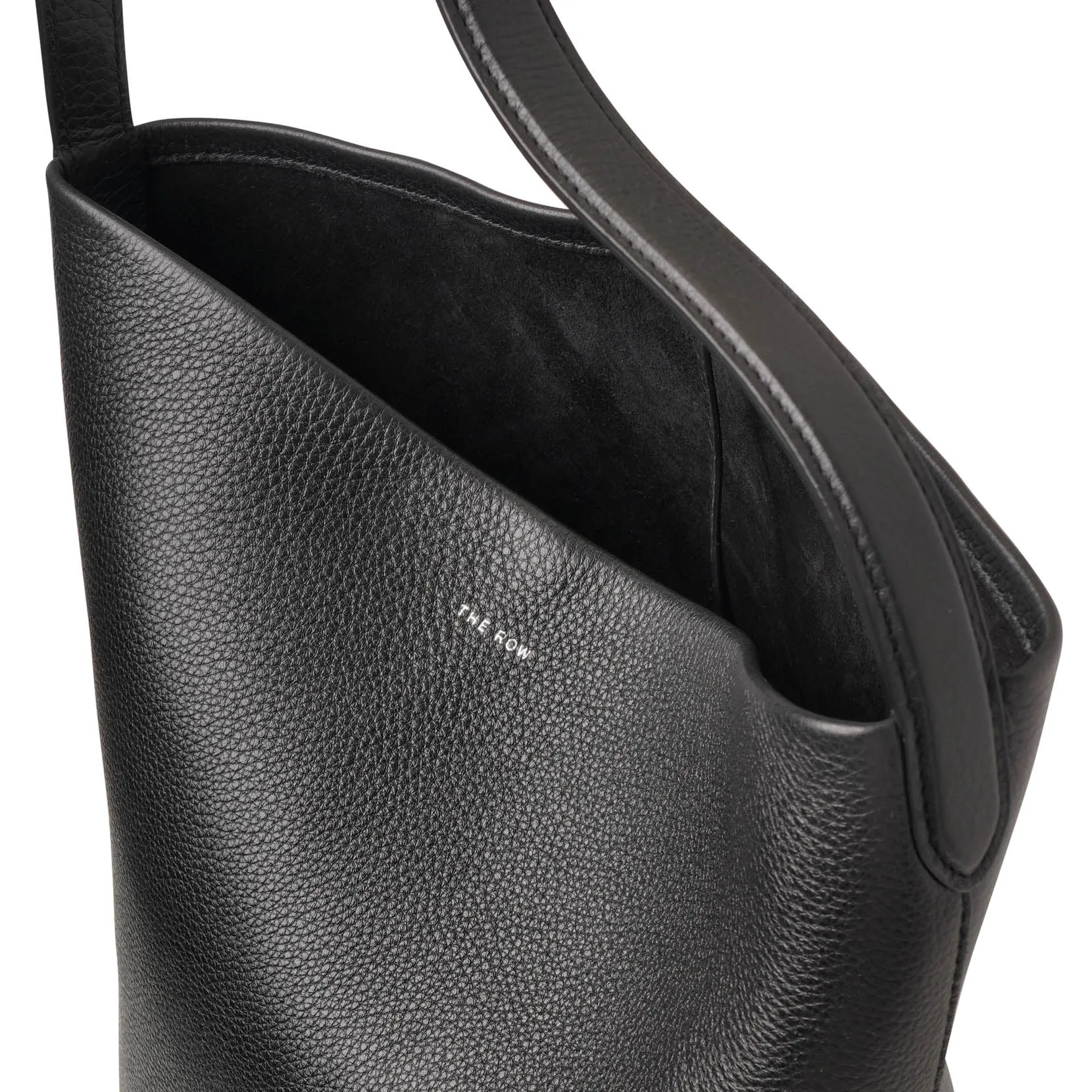 The Row Medium N/S Park black tote bag