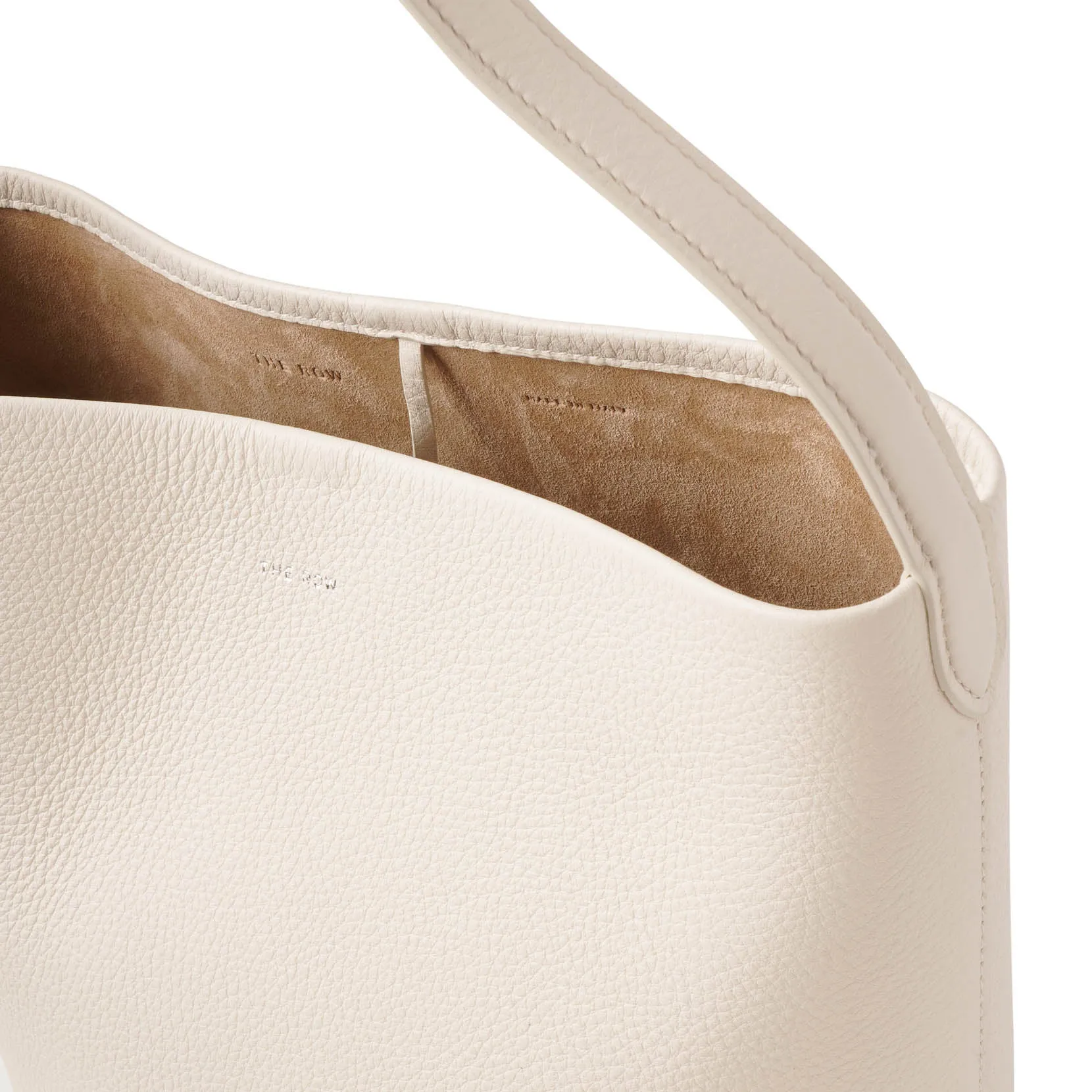 The Row Medium N/S Park ivory white tote bag