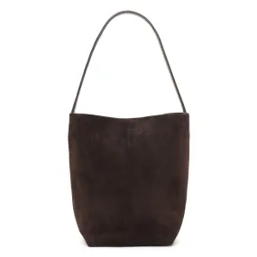 The Row Medium N/S Park suede tote bag