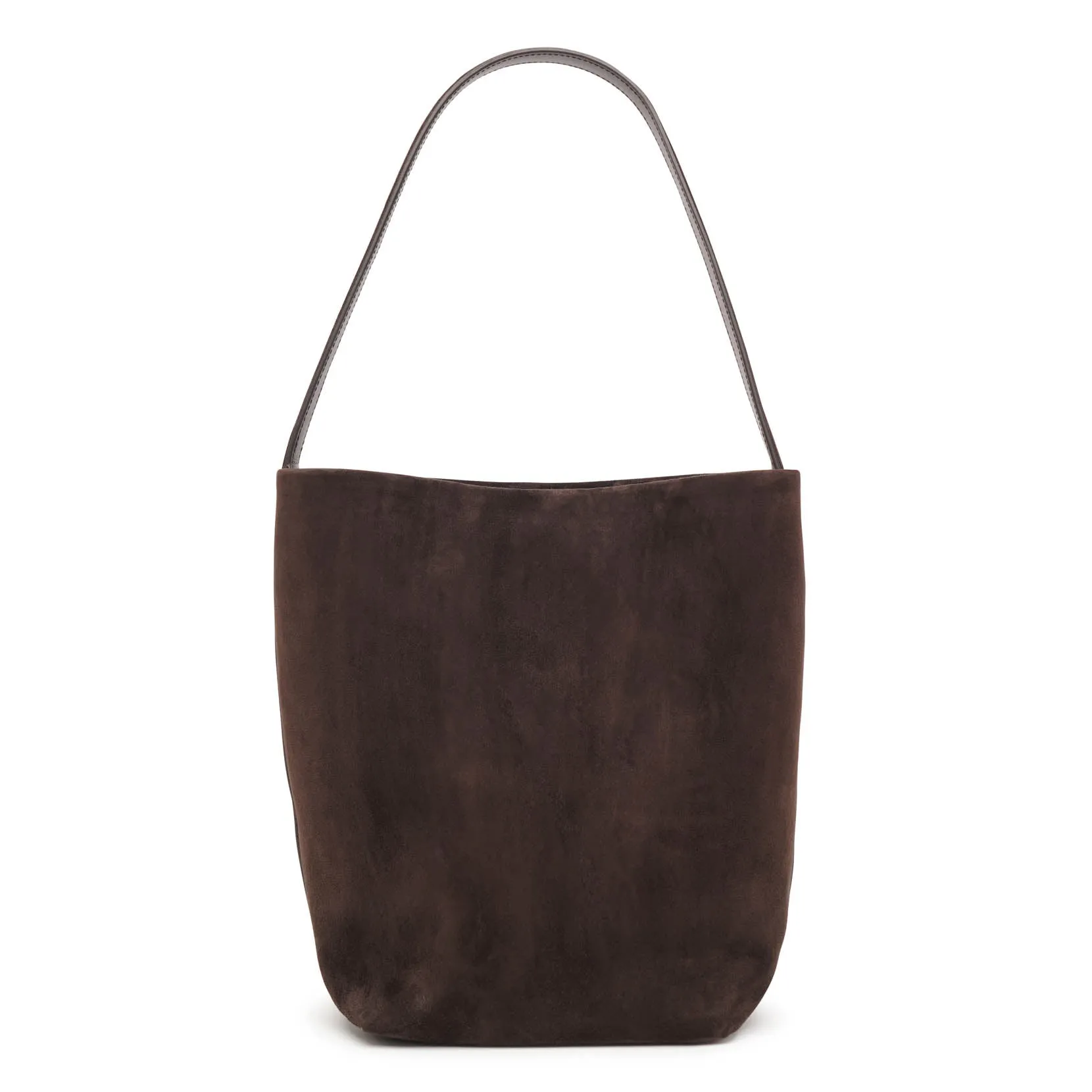 The Row Medium N/S Park suede tote bag