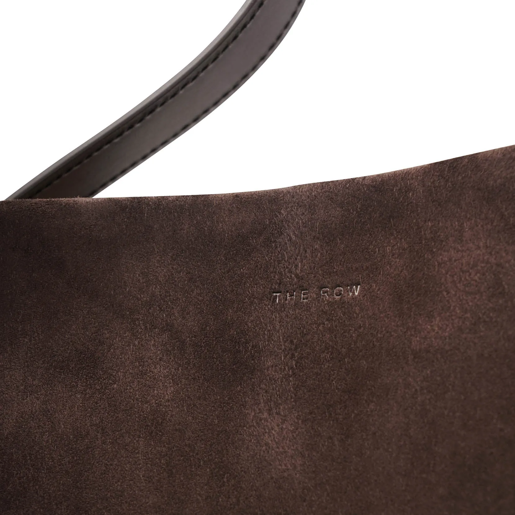 The Row Medium N/S Park suede tote bag