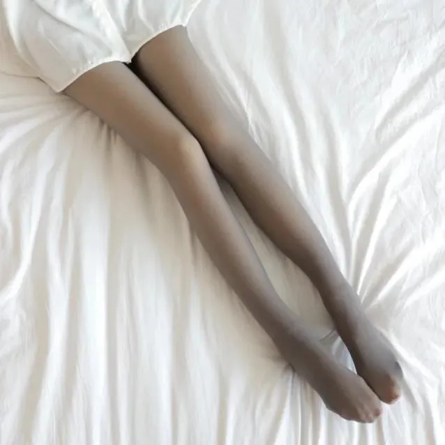 Thermal Fleece Lined Pantyhose - Translucent, Slim & Thick Winter Tights