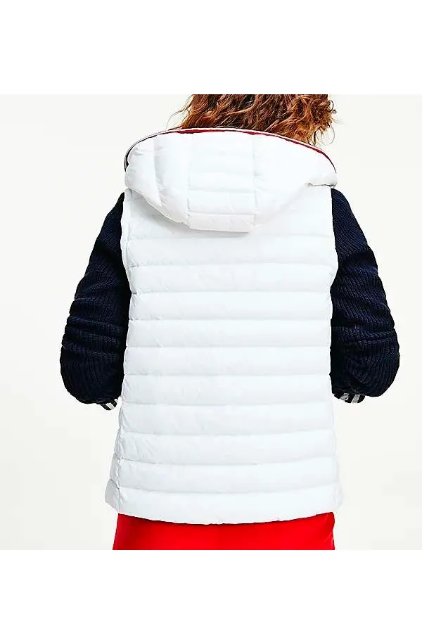 Tommy Hilfiger Down Vest White - Women's Down Filled Vest