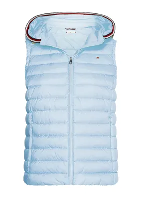 Tommy Hilfiger Women Down Vest Sky Blue