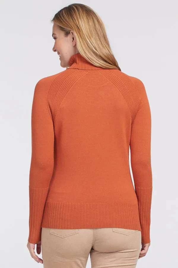 Turtleneck Top - Tribal Soft Rib