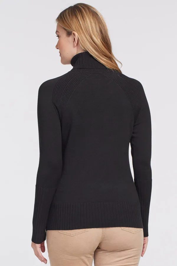 Turtleneck Top - Tribal Soft Rib